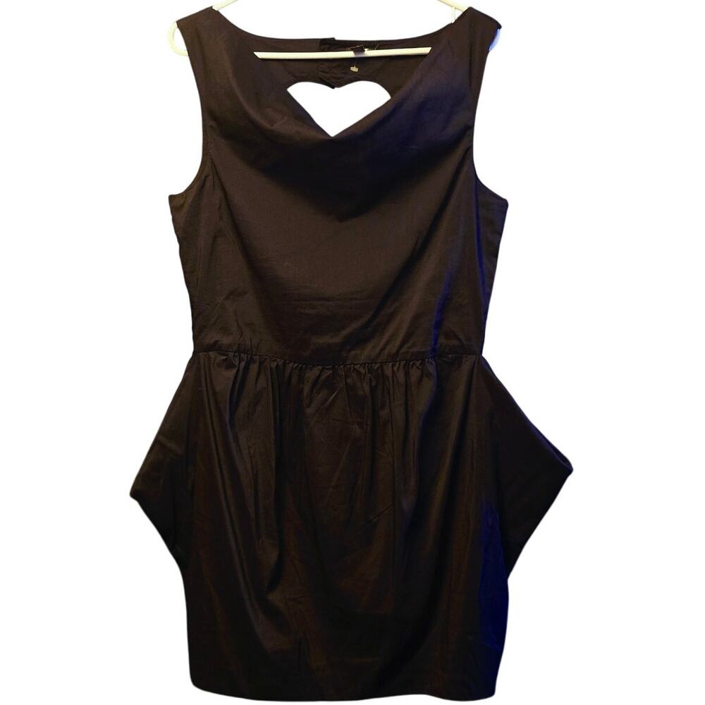 Hellz Bellz black heart skirt dress NWT size large